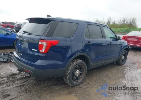 2017 Ford Explorer Police Interceptor из США, поврежденный, VIN 1FM5K8AT8HGC25644